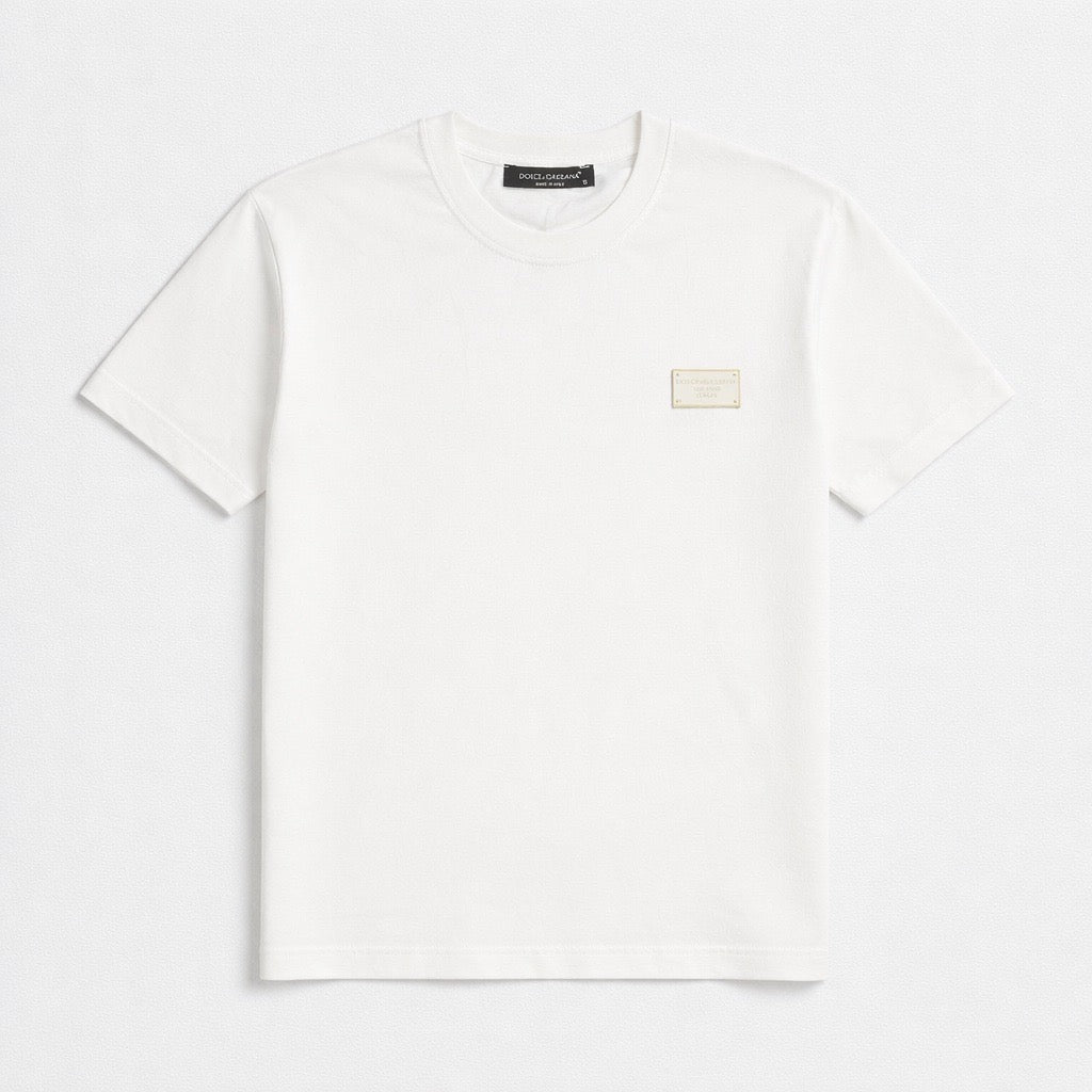 Short Sleeve T-shirt D.G. Black & Gold Tag